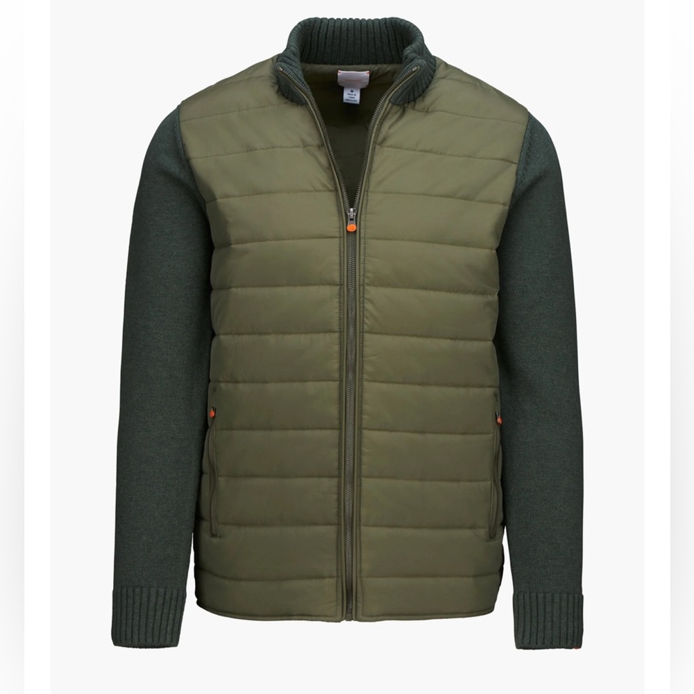 Swims Mayer Sweater Jacket
 Olive Puffer Size XL